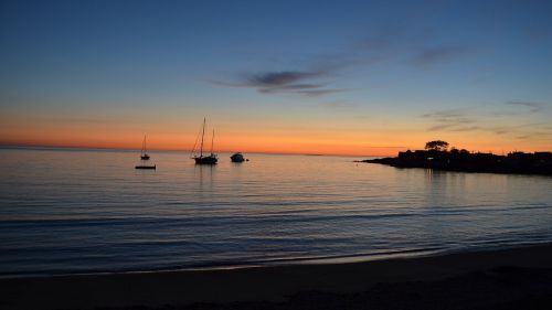 beach ocean sunrise