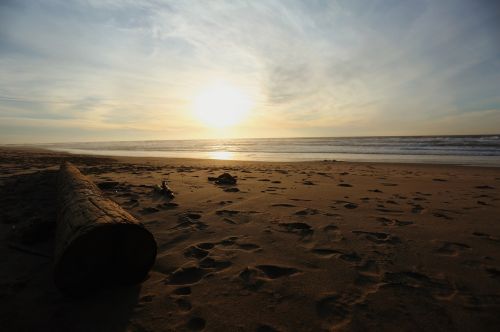 beach sand sunset