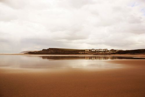 beach sand houses