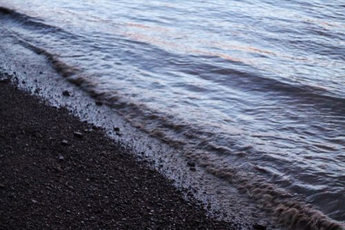 beach rocks water