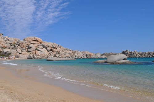 beach sea corsican