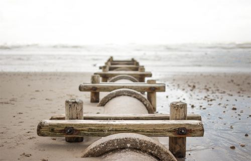 beach sand water