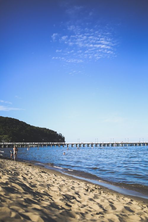 beach sea pier