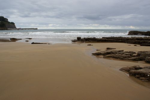 beach tide sand