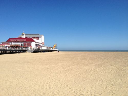 beach blue sand