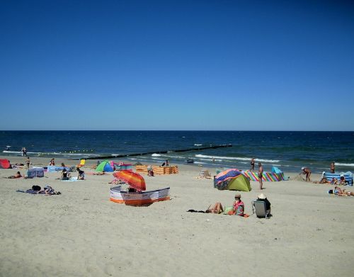 beach human the baltic sea