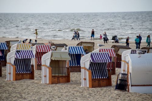 beach trash wicker baskets