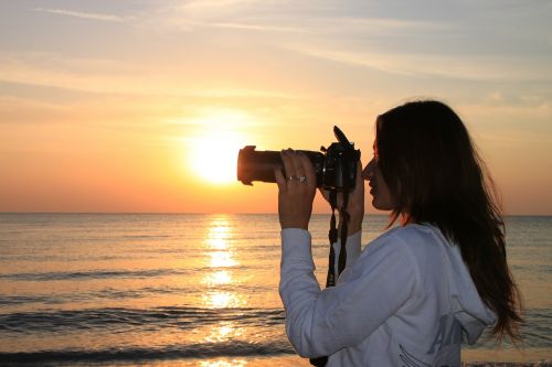 beach female girl