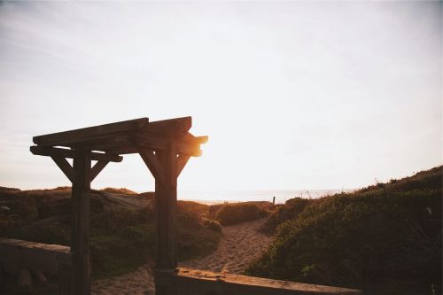 beach sand sky