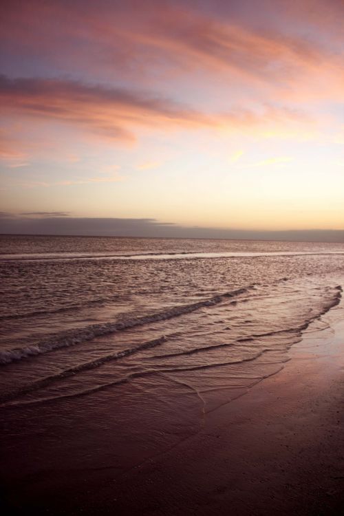 beach summer sunset