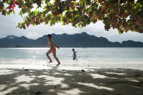 beach humanity kids