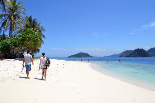 beach blue sea