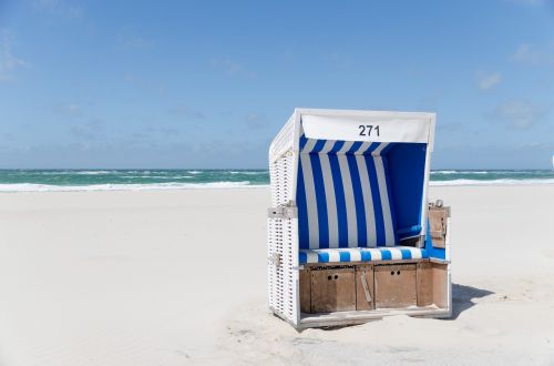 beach chair beach westerland