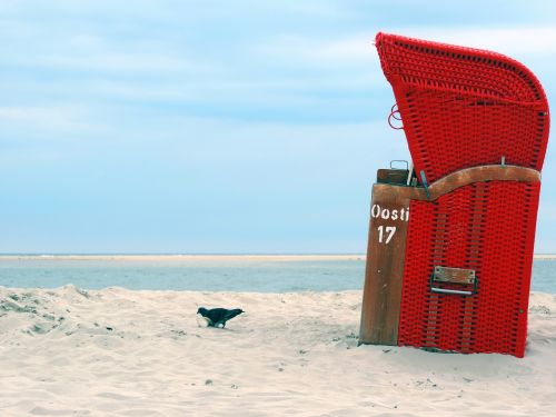 beach chair sand beach