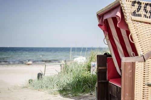beach chair sea beach
