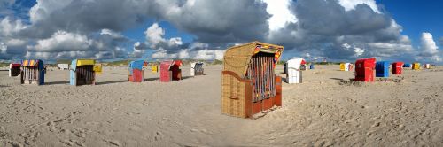 beach chair panorama amrum