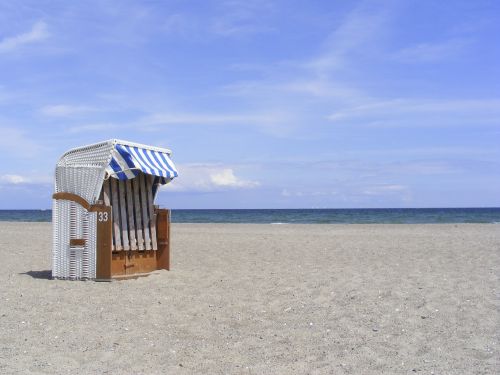 beach chair beach coast