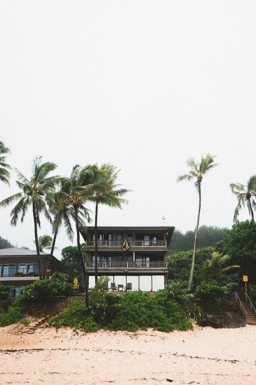 beach house tropical seaside