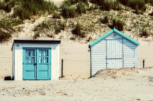 beach house  beach  hut