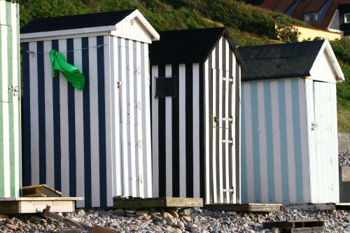 beach hut beach summer