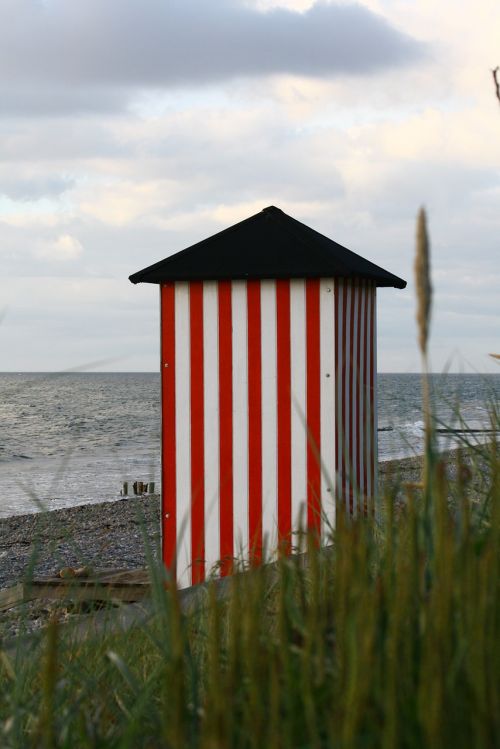 beach hut beach summer