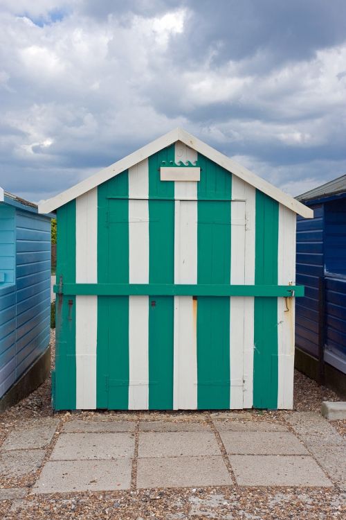 beach hut beach house wooden