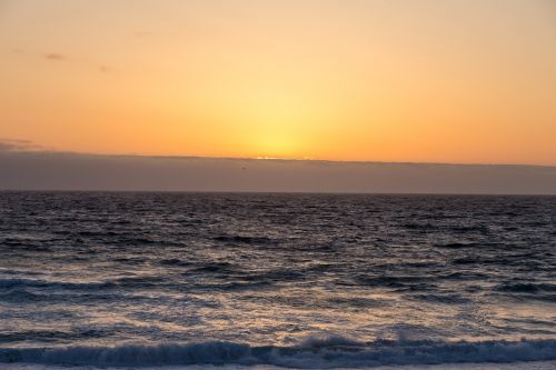 beach sunset ocean sea