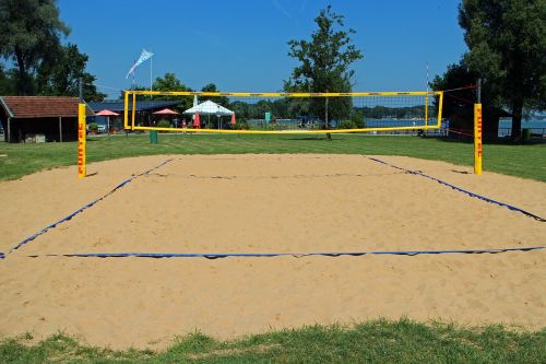 beach volley volleyball playing field