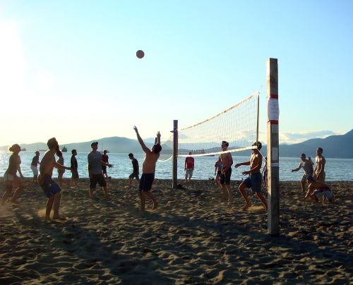 beach volleyball ball summer