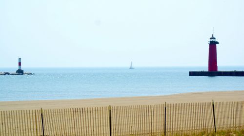 Beach W/ Lighthouse