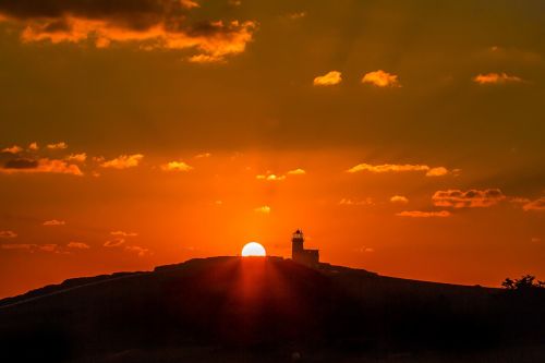 beachy head sunset lighthouse