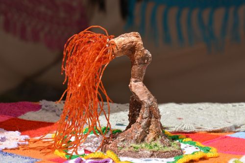 beading tree handicraft project