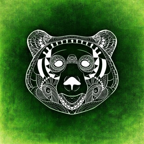 bear abstract background