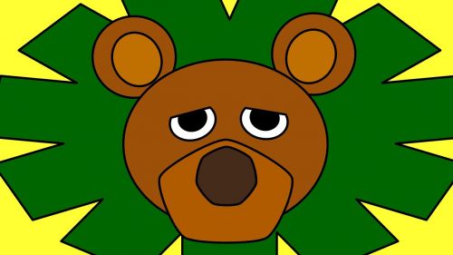bear green brown