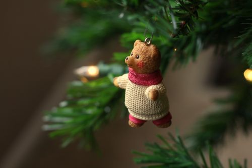 bear christmas ornament