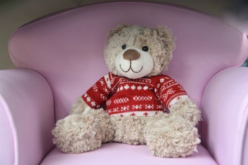 bear plush sitting toy