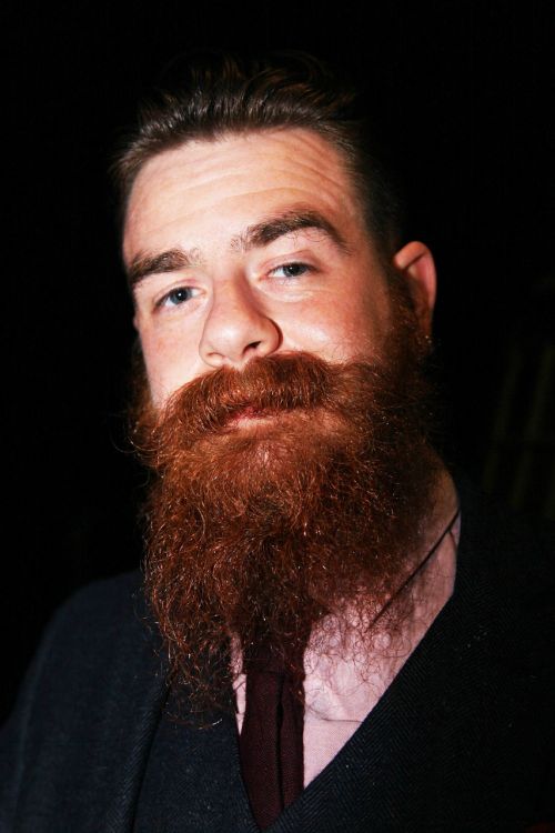 beard face male