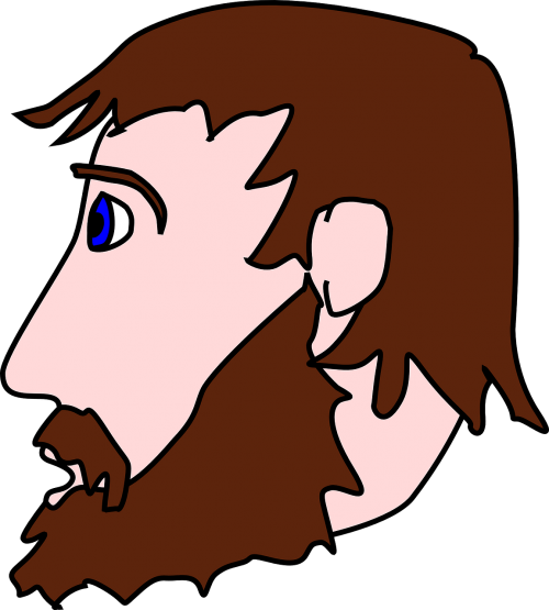 beard man profile
