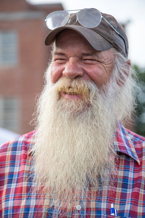 bearded man hair mustache