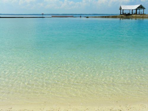 beautiful clear water blue