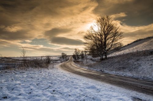 Beautiful Winter Sunset