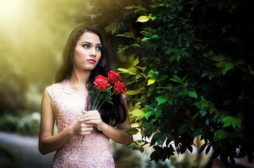 beauty rose dress
