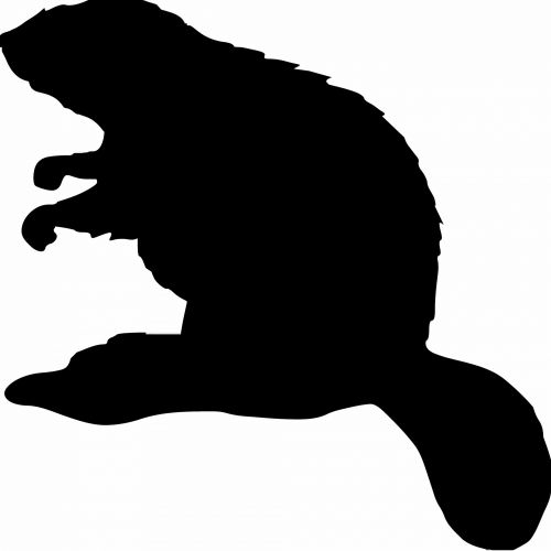 Beaver Silhouette