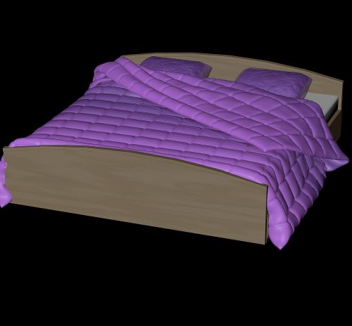 bed pillow blanket
