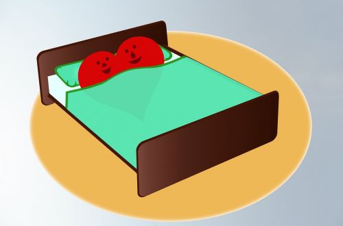 bed heart love