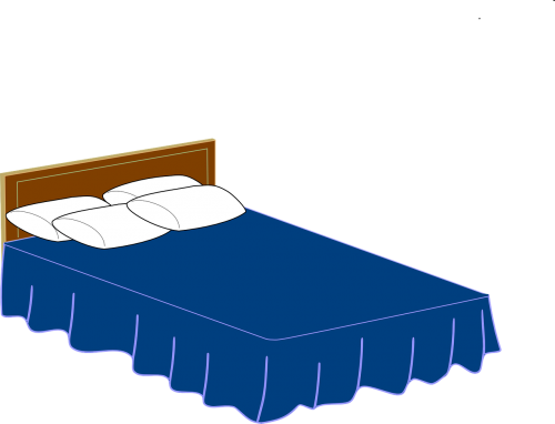 bed pillows headboard