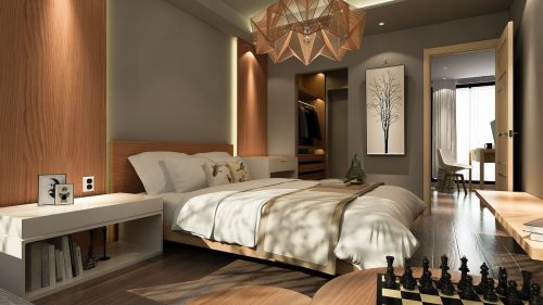 bedroom light wood