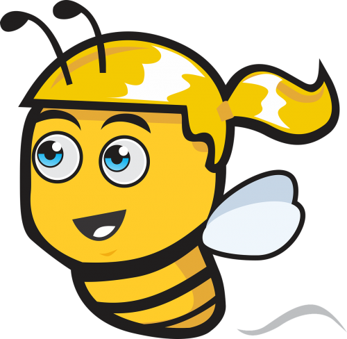 bee icon logo