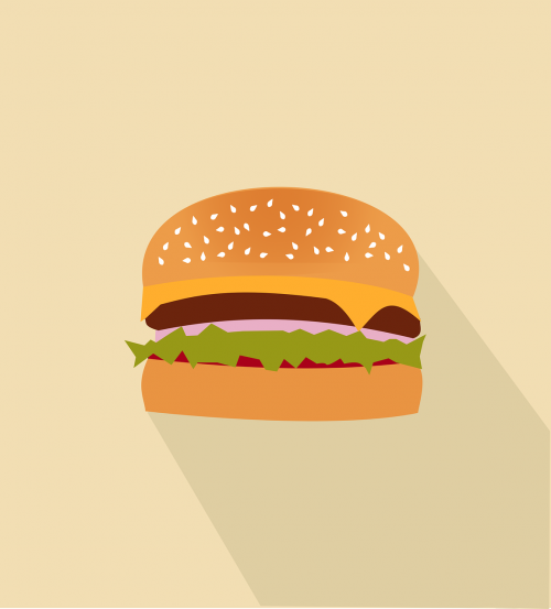 beef burger fast food