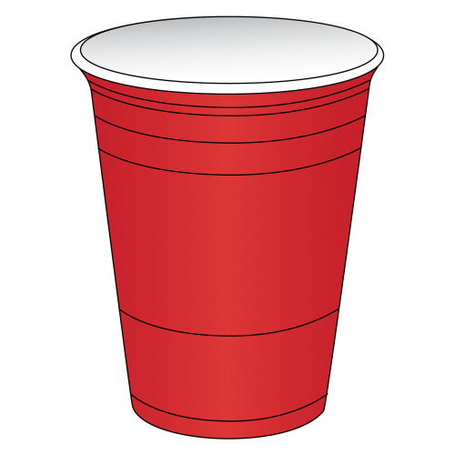 beer pong red